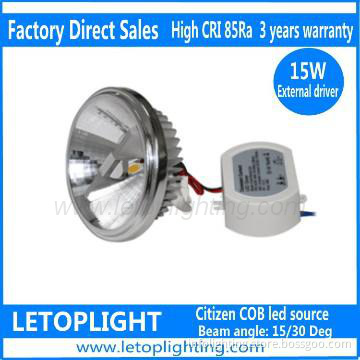 Factory Direct sales 15W  PAR30 /AR111 Citizen  led light